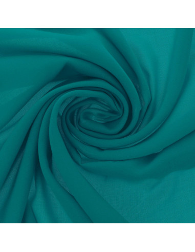 Polyester-Jersey-Stoff - Entenblau