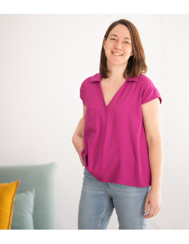 Blusenschnittmuster Hopp - Anna Rose Patterns
