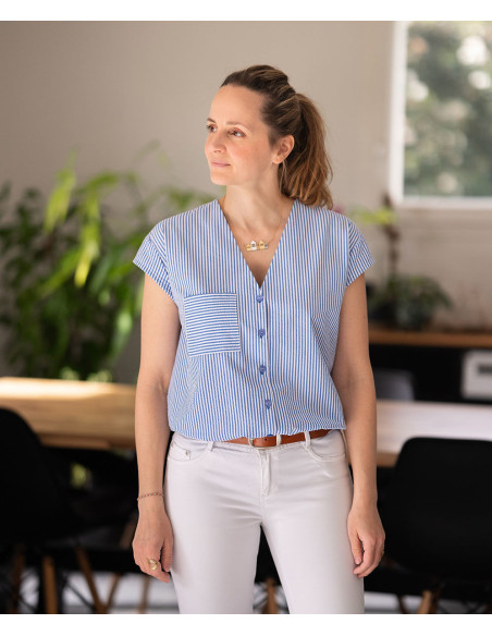 Blusenschnittmuster Hopp - Anna Rose Patterns