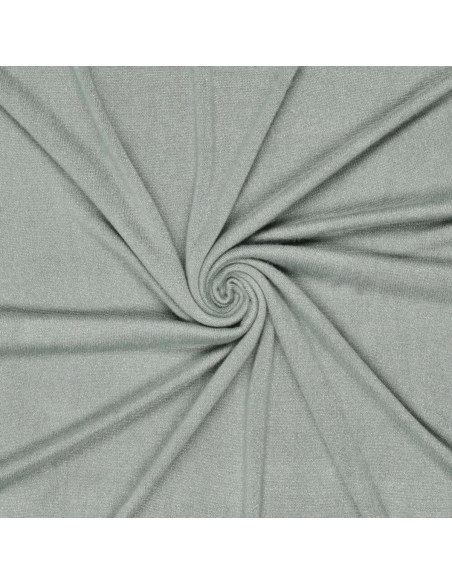 Lurex-Strickstoff - Graugrün