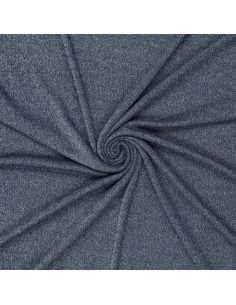 Lurex-Strickstoff - Blau