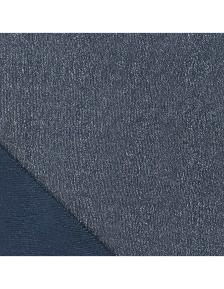 Lurex-Strickstoff - Blau