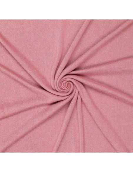Lurex-Strickstoff - Rosa