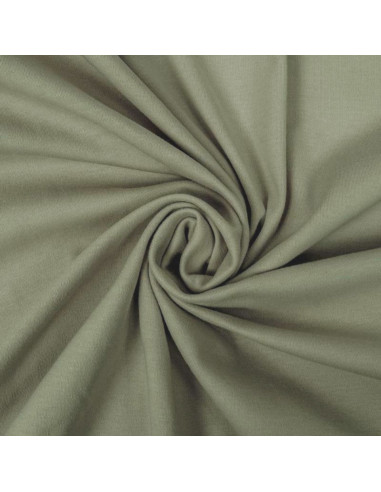 Jersey-Stoff 100% Baumwolle - Hellkhaki