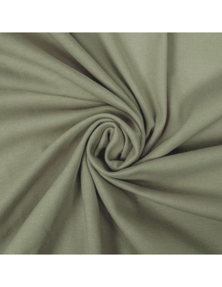 Jersey-Stoff 100% Baumwolle - Hellkhaki