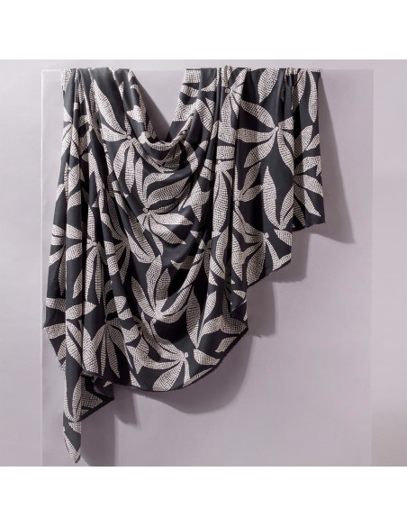 Viskosestoff Kaola Deep Charcoal - Atelier Brunette