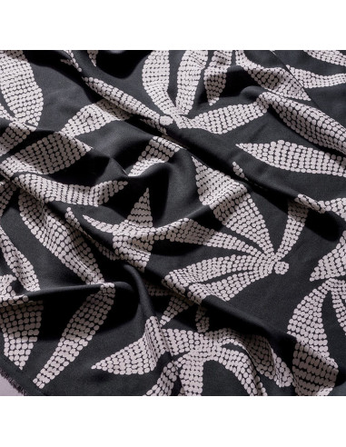 Viskosestoff Kaola Deep Charcoal - Atelier Brunette