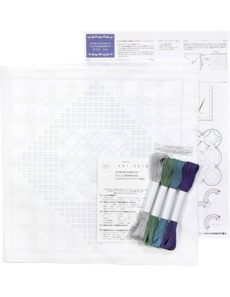 Sashiko-Kit Olympus - La Bouquetière Drop