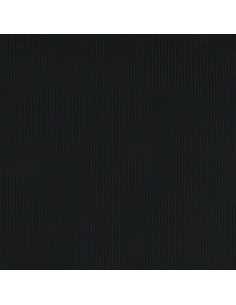 Gerippter Baumwoll-Jersey-Stoff - Schwarz 2