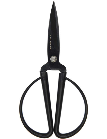Präzisionsschere mit großen schwarzen Ringen Rico Design 14 cm