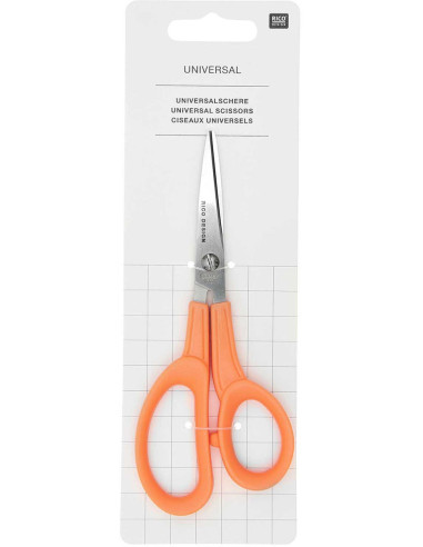 Orange Universalschere Rico Design 15 cm