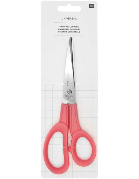 Universalschere neonrosa Rico Design 20 cm