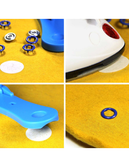 Set mit 55 aufbügelbaren Verstärkungspunkten Wonder Dots - 30 mm