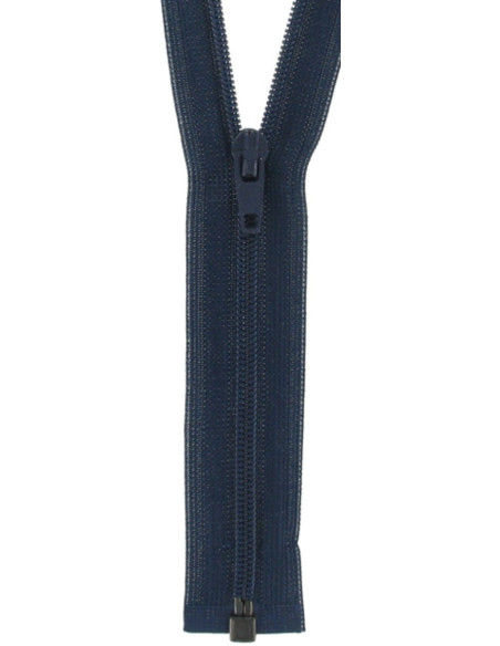 Separater, superfeiner Nylonverschluss - Marineblau