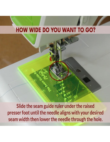 Nähleitfaden mit magnetischem Nähfuß von Madam Sew