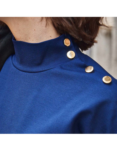 T-Shirt- oder Kleid-Schnittmuster Marinière Quiberon - Ikatee