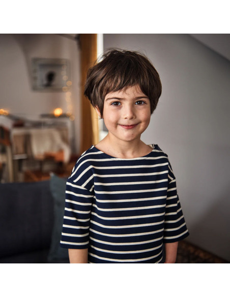 T-Shirt- oder Matrosenkleid-Schnittmuster Quiberon Kids - Ikatee
