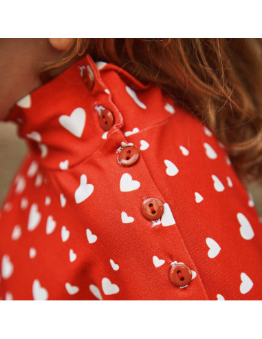 T-Shirt- oder Matrosenkleid-Schnittmuster Quiberon Kids - Ikatee