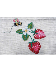 Handarbeitstasche - Erdbeeren 2
