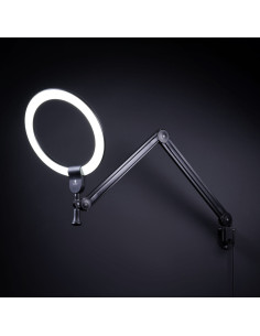 Tageslicht-Aura-Ringlampe am Arm