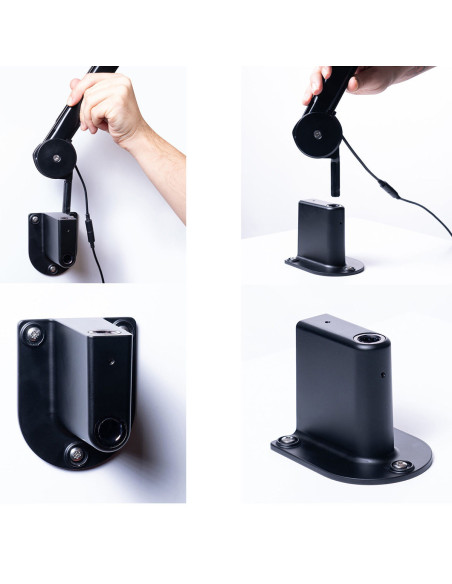 Tageslicht-Aura-Ringlampe am Arm