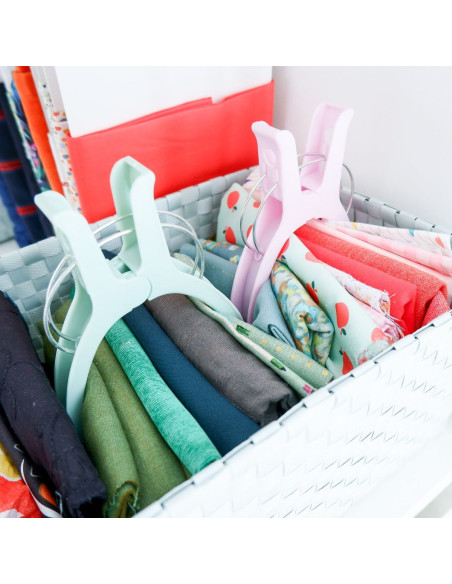 Set mit 6 extra-großen Jumbo-Quiltklammern von Madam Sew