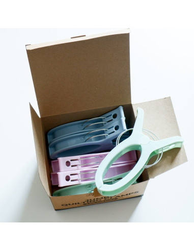 Set mit 6 extra-großen Jumbo-Quiltklammern von Madam Sew