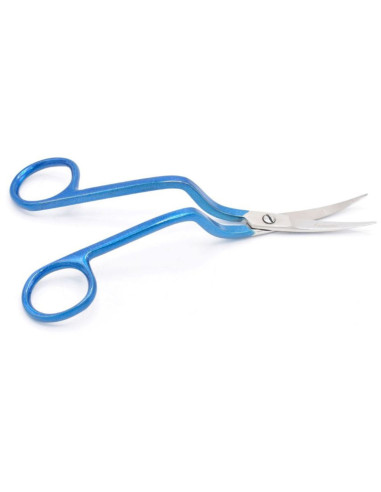 Linkshänder-Stickschere mit doppelter Krümmung 15 cm