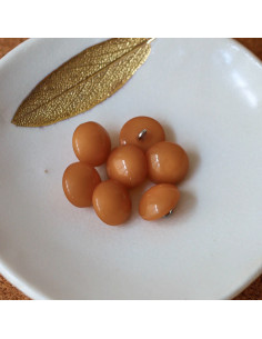 Halbkugelförmiger Knopf mit Stiel - Butterblume