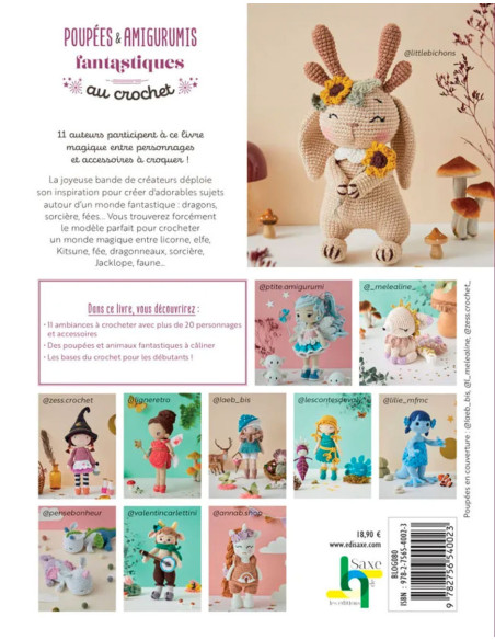 Buch über fantastische Puppen & Amigurumis zum Häkeln