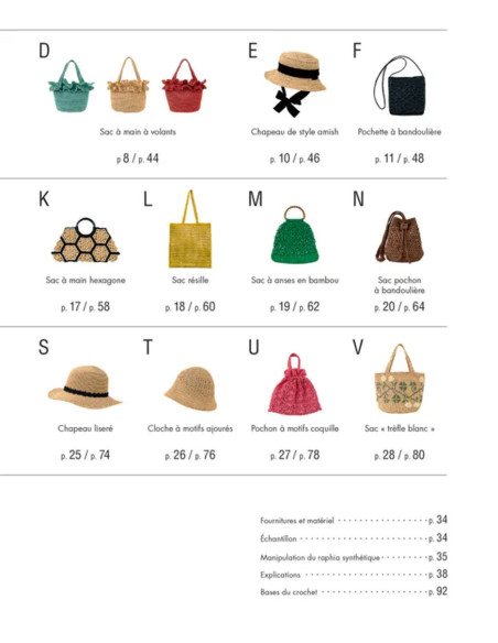 Bücher über Taschen & Hüte aus Raffia