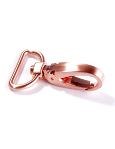 Metallkarabiner 25 mm - Roségold