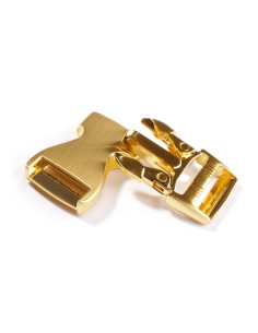 Metallschnalle Banane 25 mm - Gold