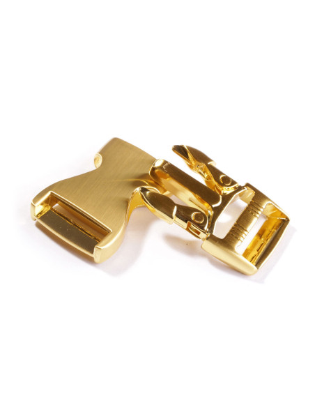 Metallschnalle Banane 25 mm - Gold