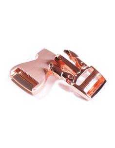Metallschnalle Banane 25 mm - Roségold