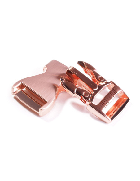 Metallschnalle Banane 25 mm - Roségold