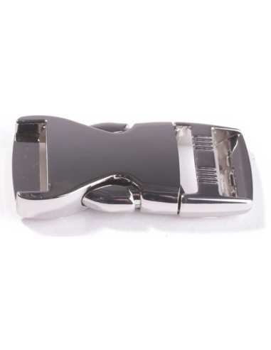 Metallschnalle Banane 25 mm - Silber