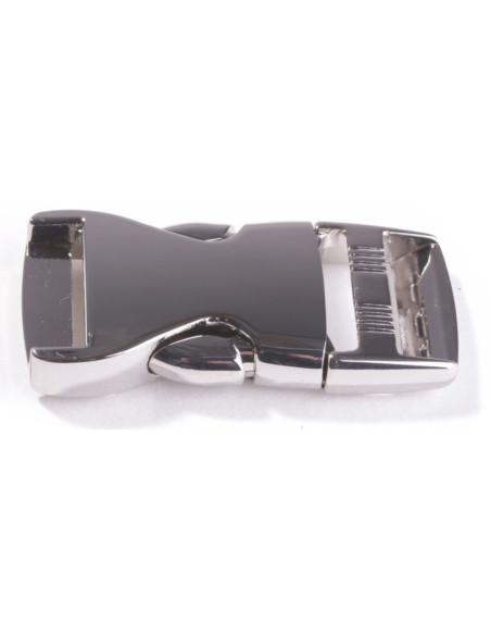 Metallschnalle Banane 25 mm - Silber