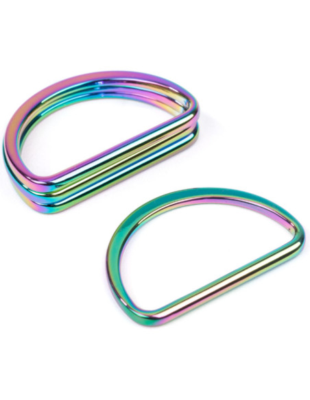 D-Ring 25 mm - Regenbogen