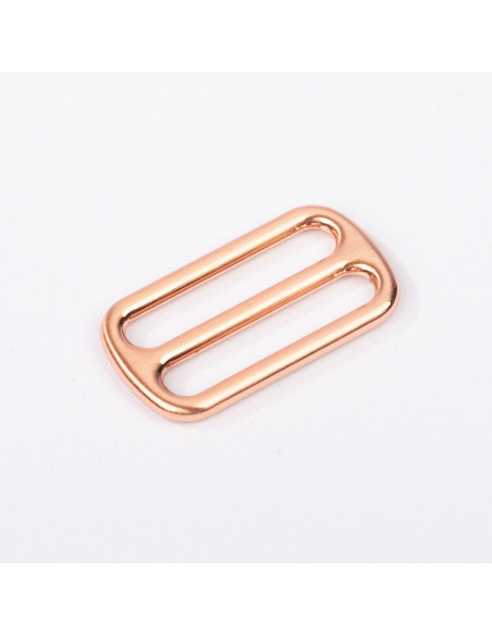 Metallschiebeschnalle - Roségold 25 mm