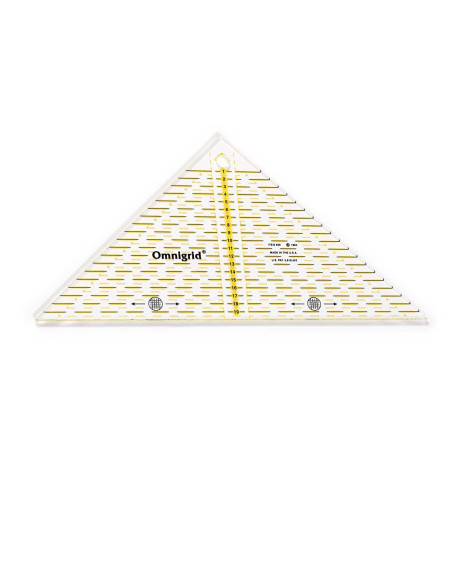 Rechtwinkliges Dreiecklineal Omnigrid 1/4 Quadrate