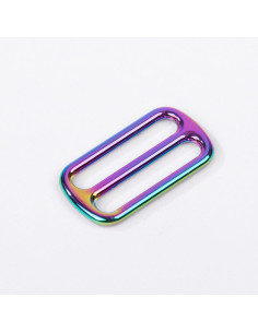 Metallschiebeschnalle - Regenbogen 25 mm