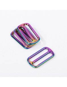 Metallschiebeschnalle - Regenbogen 25 mm 2