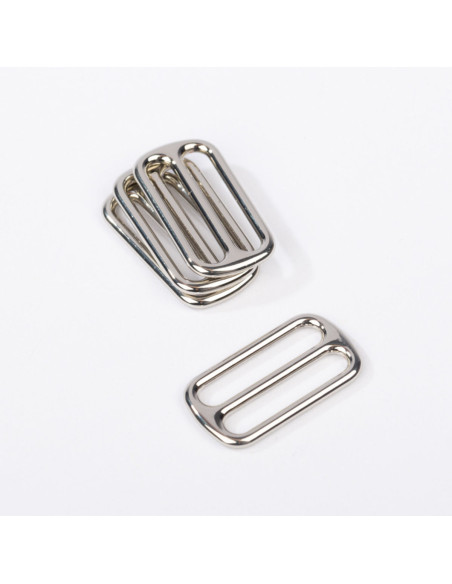 Metallschiebeschnalle - Silber 25 mm