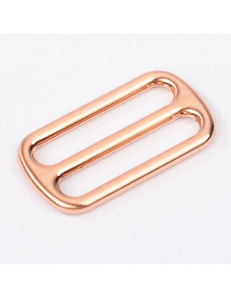 Metallschiebeschnalle - Roségold 40 mm