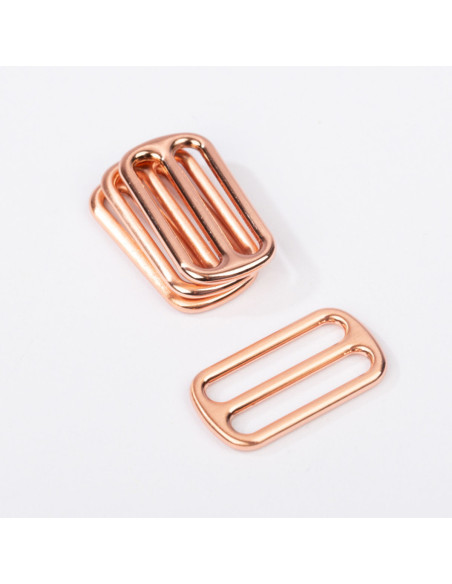 Metallschiebeschnalle - Roségold 40 mm