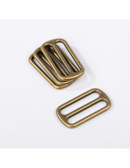 Metallschiebeschnalle - Bronze 40 mm