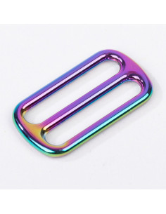 Metallschiebeschnalle - Rainbow 40 mm