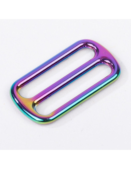 Metallschiebeschnalle - Rainbow 40 mm