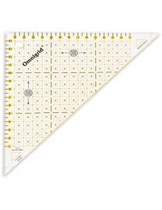 Rechteckiges Dreiecklineal Omnigrid 1/2 Quadrate 2